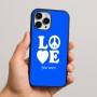 כיסוי בעיצוב אישי עם השם שלך לדגם - Apple iPhone 16 Pro Max בעיצוב אהבה