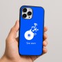 כיסוי בעיצוב אישי עם השם שלך לדגם - Apple iPhone 16 Pro Max בעיצוב תקליטור - אזור מוזיקה