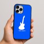 כיסוי בעיצוב אישי עם השם שלך לדגם - Apple iPhone 16 Pro Max בעיצוב גיטרה