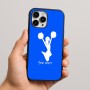 כיסוי בעיצוב אישי עם השם שלך לדגם - Apple iPhone 16 Pro Max בעיצוב מעודדת