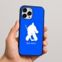 כיסוי בעיצוב אישי עם השם שלך לדגם - Apple iPhone 16 Pro Max בעיצוב הוקי שוערים