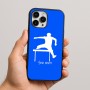כיסוי בעיצוב אישי עם השם שלך לדגם - Apple iPhone 16 Pro Max בעיצוב קפיצת משוכות