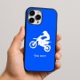 כיסוי בעיצוב אישי עם השם שלך לדגם - Apple iPhone 16 Pro Max בעיצוב מוטוקרוס