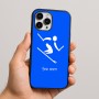 כיסוי בעיצוב אישי עם השם שלך לדגם - Apple iPhone 16 Pro Max בעיצוב סקי אולימפי