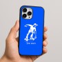 כיסוי בעיצוב אישי עם השם שלך לדגם - Apple iPhone 16 Pro Max בעיצוב ילד סקייטבורד