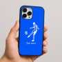 כיסוי בעיצוב אישי עם השם שלך לדגם - Apple iPhone 16 Pro Max בעיצוב שחקן כדורגל