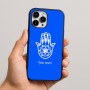 כיסוי בעיצוב אישי עם השם שלך לדגם - Apple iPhone 16 Pro Max בעיצוב חמסה - קבלה
