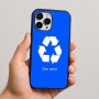 כיסוי בעיצוב אישי עם השם שלך לדגם - Apple iPhone 16 Pro Max בעיצוב למחזר