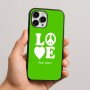 כיסוי בעיצוב אישי עם השם שלך לדגם - Apple iPhone 16 Pro Max בעיצוב אהבה