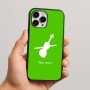 כיסוי בעיצוב אישי עם השם שלך לדגם - Apple iPhone 16 Pro Max בעיצוב כינור