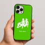 כיסוי בעיצוב אישי עם השם שלך לדגם - Apple iPhone 16 Pro Max בעיצוב מזלות - תאומים