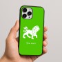 כיסוי בעיצוב אישי עם השם שלך לדגם - Apple iPhone 16 Pro Max בעיצוב מזלות - אריה