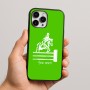 כיסוי בעיצוב אישי עם השם שלך לדגם - Apple iPhone 16 Pro Max בעיצוב רוכב סוסים