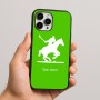 כיסוי בעיצוב אישי עם השם שלך לדגם - Apple iPhone 16 Pro Max בעיצוב שחקן פולו - סוס