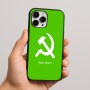 כיסוי בעיצוב אישי עם השם שלך לדגם - Apple iPhone 16 Pro Max בעיצוב פטיש ומגל