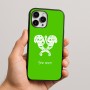 כיסוי בעיצוב אישי עם השם שלך לדגם - Apple iPhone 16 Pro Max בעיצוב פרחי קרן