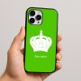 כיסוי בעיצוב אישי עם השם שלך לדגם - Apple iPhone 16 Pro Max בעיצוב כתר מלכותי
