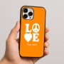 כיסוי בעיצוב אישי עם השם שלך לדגם - Apple iPhone 16 Pro Max בעיצוב אהבה