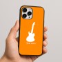 כיסוי בעיצוב אישי עם השם שלך לדגם - Apple iPhone 16 Pro Max בעיצוב גיטרה
