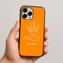 כיסוי בעיצוב אישי עם השם שלך לדגם - Apple iPhone 16 Pro Max בעיצוב יד