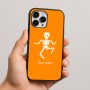 כיסוי בעיצוב אישי עם השם שלך לדגם - Apple iPhone 16 Pro Max בעיצוב סקלטון