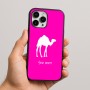כיסוי בעיצוב אישי עם השם שלך לדגם - Apple iPhone 16 Pro Max בעיצוב גמל