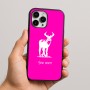 כיסוי בעיצוב אישי עם השם שלך לדגם - Apple iPhone 16 Pro Max בעיצוב צבי