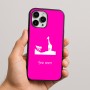 כיסוי בעיצוב אישי עם השם שלך לדגם - Apple iPhone 16 Pro Max בעיצוב ג'ירפה באפריקה