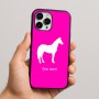 כיסוי בעיצוב אישי עם השם שלך לדגם - Apple iPhone 16 Pro Max בעיצוב סוס