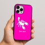 כיסוי בעיצוב אישי עם השם שלך לדגם - Apple iPhone 16 Pro Max בעיצוב עקרב