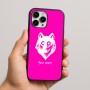 כיסוי בעיצוב אישי עם השם שלך לדגם - Apple iPhone 16 Pro Max בעיצוב זאב