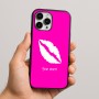 כיסוי בעיצוב אישי עם השם שלך לדגם - Apple iPhone 16 Pro Max בעיצוב שפתיים - נשיקה