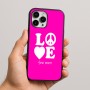 כיסוי בעיצוב אישי עם השם שלך לדגם - Apple iPhone 16 Pro Max בעיצוב אהבה