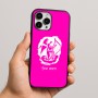 כיסוי בעיצוב אישי עם השם שלך לדגם - Apple iPhone 16 Pro Max בעיצוב אנג'ל מוזיקלי