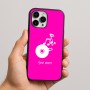 כיסוי בעיצוב אישי עם השם שלך לדגם - Apple iPhone 16 Pro Max בעיצוב תקליטור - אזור מוזיקה