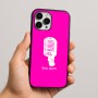 כיסוי בעיצוב אישי עם השם שלך לדגם - Apple iPhone 16 Pro Max בעיצוב מיקרופון