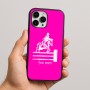 כיסוי בעיצוב אישי עם השם שלך לדגם - Apple iPhone 16 Pro Max בעיצוב רוכב סוסים