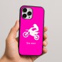 כיסוי בעיצוב אישי עם השם שלך לדגם - Apple iPhone 16 Pro Max בעיצוב מוטוקרוס
