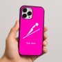 כיסוי בעיצוב אישי עם השם שלך לדגם - Apple iPhone 16 Pro Max בעיצוב קפיצת סקי אולימפית