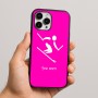 כיסוי בעיצוב אישי עם השם שלך לדגם - Apple iPhone 16 Pro Max בעיצוב סקי אולימפי