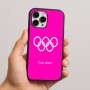 כיסוי בעיצוב אישי עם השם שלך לדגם - Apple iPhone 16 Pro Max בעיצוב אולימפי