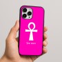 כיסוי בעיצוב אישי עם השם שלך לדגם - Apple iPhone 16 Pro Max בעיצוב אנק - מפתח החיים המצרי