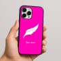 כיסוי בעיצוב אישי עם השם שלך לדגם - Apple iPhone 16 Pro Max בעיצוב נוצת נוצה