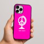 כיסוי בעיצוב אישי עם השם שלך לדגם - Apple iPhone 16 Pro Max בעיצוב גלובוסי שלום