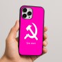 כיסוי בעיצוב אישי עם השם שלך לדגם - Apple iPhone 16 Pro Max בעיצוב פטיש ומגל