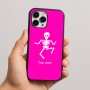 כיסוי בעיצוב אישי עם השם שלך לדגם - Apple iPhone 16 Pro Max בעיצוב סקלטון