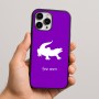 כיסוי בעיצוב אישי עם השם שלך לדגם - Apple iPhone 16 Pro Max בעיצוב תנין