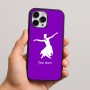כיסוי בעיצוב אישי עם השם שלך לדגם - Apple iPhone 16 Pro Max בעיצוב בלרינה