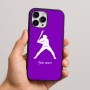 כיסוי בעיצוב אישי עם השם שלך לדגם - Apple iPhone 16 Pro Max בעיצוב שחקן בייסבול