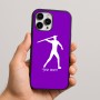 כיסוי בעיצוב אישי עם השם שלך לדגם - Apple iPhone 16 Pro Max בעיצוב זורק כידון